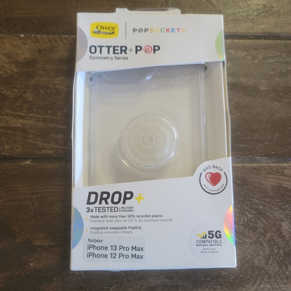 iphone 13/12 pro max stardust pop otter box